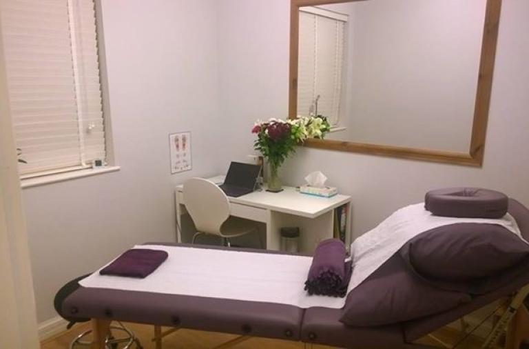 A treatment room for feetology in Earley