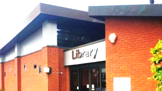 The front of Winnersh library